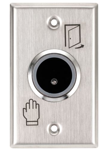INOX infravörös érzékelős gomb, állapotvisszajelzés, ISK-801E
